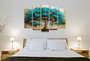Wallity BC75 Lienzo Decorativo de 5 Piezas Multicolor